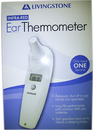 Thermometer - L/Stone Ear Thermometer incl. 20 covers